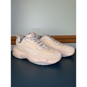 Puma Thunder Desert Particle Beige Pink Tan Leather Suede Sneakers Womens Size 8
